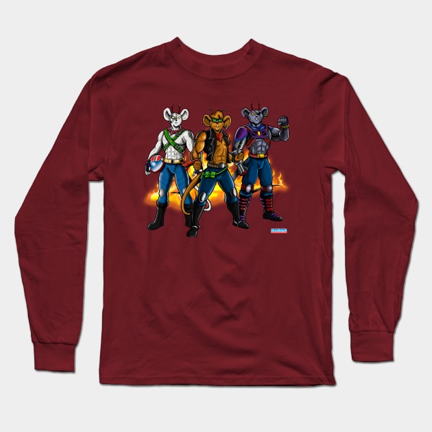 biker mice from mars Long Sleeve T-Shirt by Ale_jediknigth